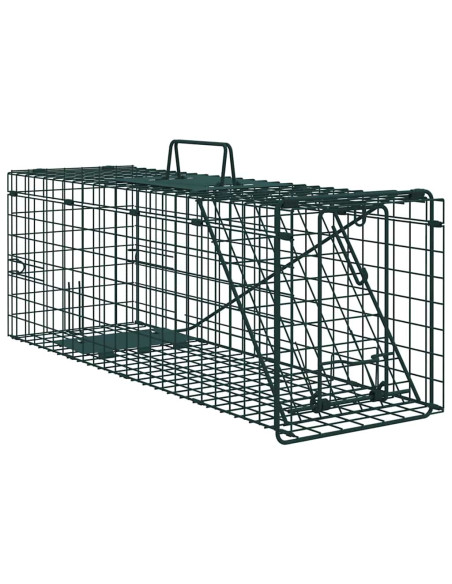 Trappola per animali Verde 61 x 20 x 21,5 cm Acciaio