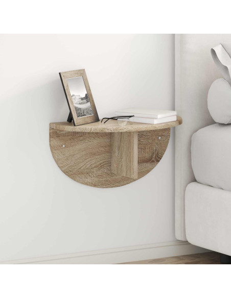 Scaffale da parete Rovere Sonoma 48 x 24 x 24 cm