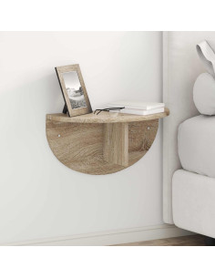 Scaffale da parete 2 pcs Rovere Sonoma 48 x 24 x 24 cm