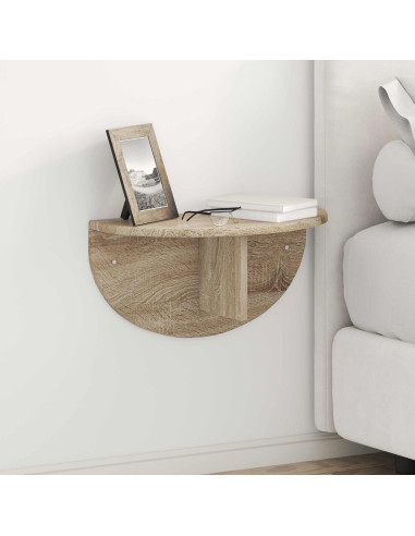 Scaffale da parete 2 pcs Rovere Sonoma 48 x 24 x 24 cm