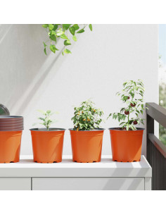 Vaso per Fiori 200 pcs Ceramica Ø 15 x 13 cm Plastica