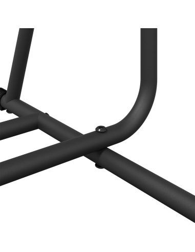 Stendibiancheria Nero 62 x 48 x 158 cm Acciaio