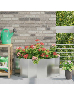 Fioriera Argento 90 x 45 x 35 cm Acciaio zincato