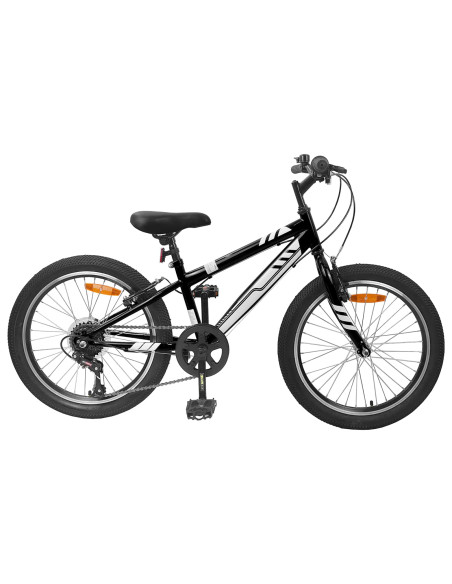 Mountain Bike 20 Pollici 6-Speed per 5-8 anni Nero