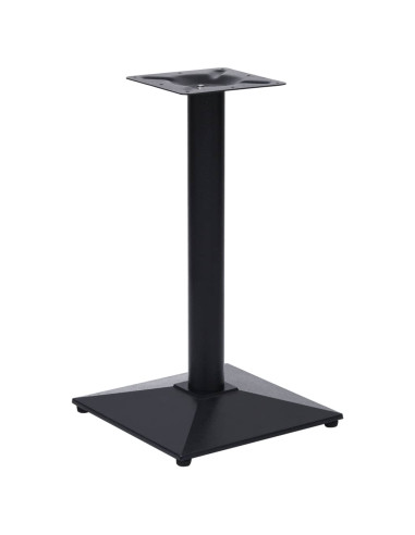Gamba per Tavolino da Bistrò Nero 41x41x72 cm in Ghisa