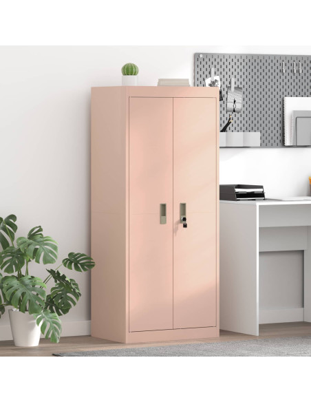Armadio Rosa 60 x 40 x 140 cm Acciaio