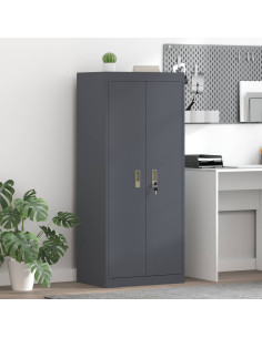 Armadio Antracite 60 x 40 x 140 cm Acciaio