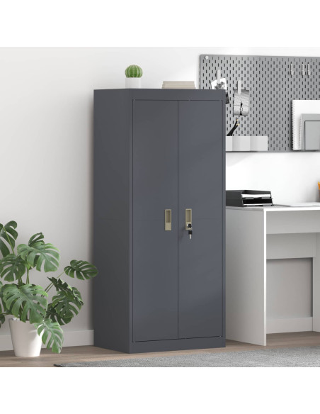 Armadio Antracite 60 x 40 x 140 cm Acciaio