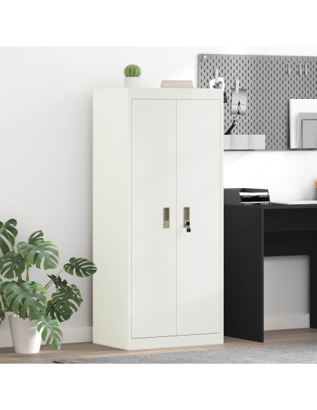 Armadio Bianco 60 x 40 x 140 cm Acciaio