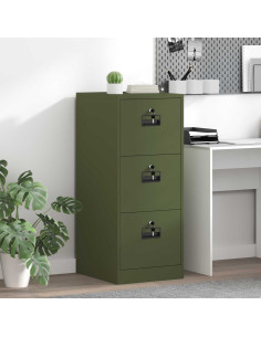Armadio per File con cassetto Verde oliva 44 x 50 x 106.5 cm