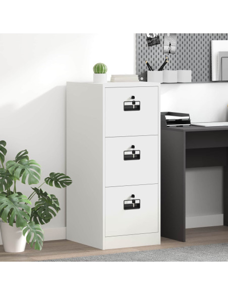 Armadio per File con cassetto Bianco 44 x 50 x 106.5 cm