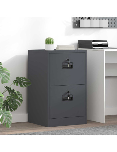Armadio per File con cassetto Antracite 44 x 50 x 106.5 cm