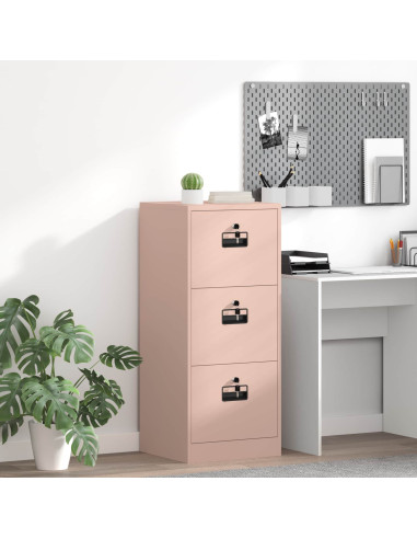 Armadio per File con cassetto Rosa 44 x 50 x 106.5 cm