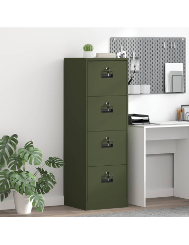 Armadio per File con cassetto Verde oliva 44 x 50 x 106.5 cm