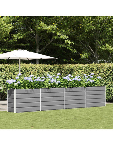 Fioriera Grigio chiaro 480 x 50 x 45 cm Acciaio zincato