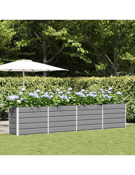 Fioriera Grigio chiaro 480 x 50 x 45 cm Acciaio zincato