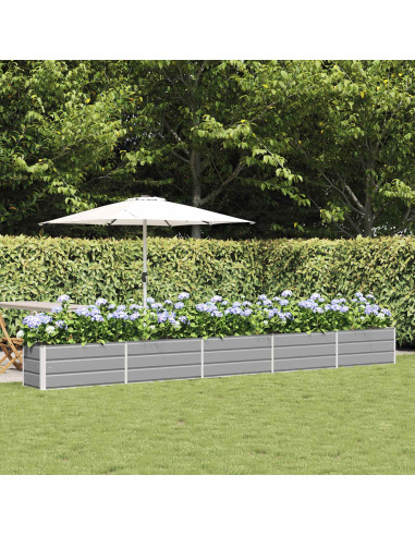 Fioriera Grigio chiaro 480 x 50 x 45 cm Acciaio zincato