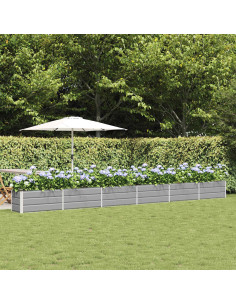 Fioriera Grigio chiaro 480 x 50 x 45 cm Acciaio zincato