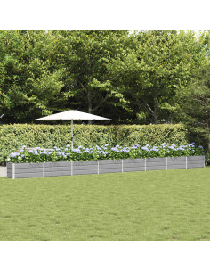 Fioriera Grigio chiaro 480 x 50 x 45 cm Acciaio zincato