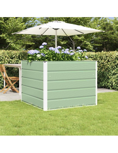 Fioriera Verde Pastello 100 x 100 x 75 cm Acciaio