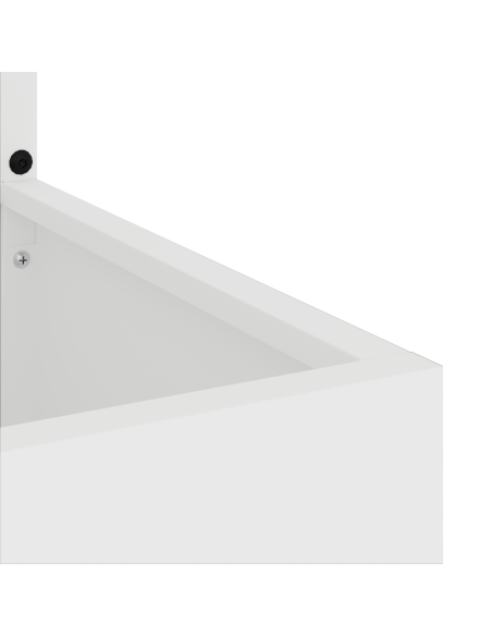 Schermo per privacy in giardino Bianco 50 x 140 cm