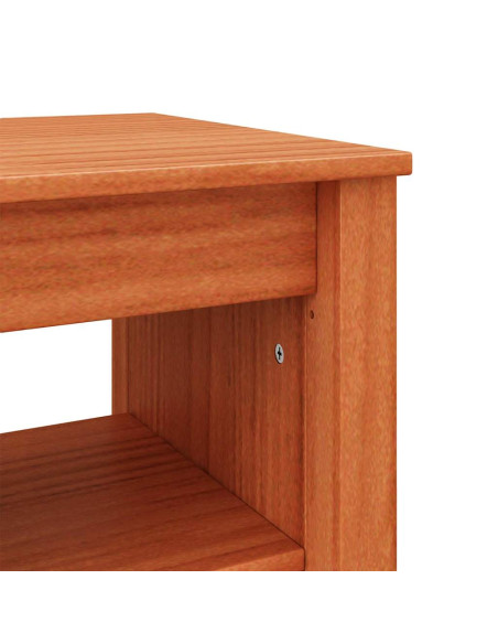 Panca per scarpe Marrone cerato 160 x 36,5 x 50 cm