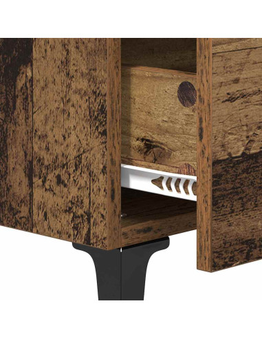 Armadietto per letto 2 pcs Legno vecchio 40 x 35 x 47,5 cm