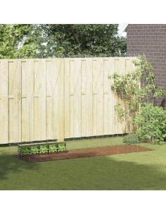 Gabbia per Conigli Argento 300 x 100 x 210 cm Acciaio zincato