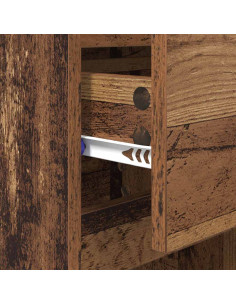 Armadio da Notte 2 pcs Legno vecchio 40 x 35 x 70 cm