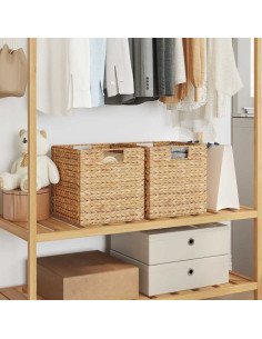 Cesti per Stoccaggio 2 pcs Naturale 28 x 28 x 28 cm