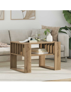 Tavolino da salotto Rovere artigianale 66 x 49,5 x 45 cm