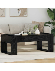 Tavolino da salotto Rovere Nero 110 x 50 x 41 cm