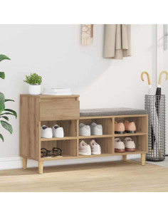 Mobile per scarpe Rovere artigianale 102 x 36 x 60 cm