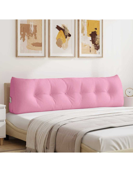 Cuscino per Schiena Rosa 180 x 24 x 50 cm Tessuto