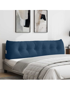 Cuscino per Schiena Blu 180 x 24 x 50 cm Tessuto