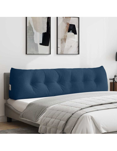 Cuscino per Schiena Blu 180 x 24 x 50 cm Tessuto