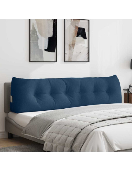 Cuscino per Schiena Blu 180 x 24 x 50 cm Tessuto