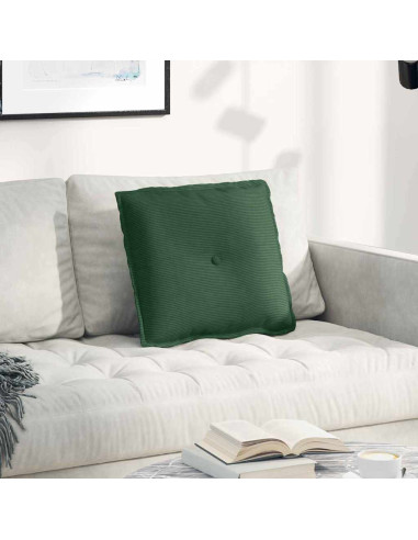 Cuscino per Schiena Verde Giungla 50 x 45 cm Tessuto in Cords
