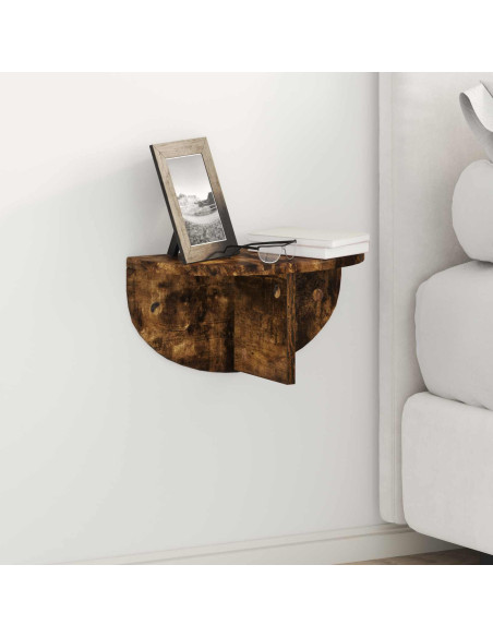 Scaffale da parete Rovere fumé 38 x 19 x 19 cm