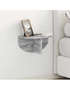 Scaffale da parete 2 pcs Grigio Sonoma 38 x 19 x 19 cm