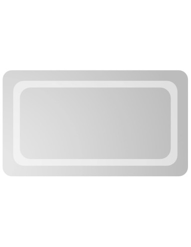 Specchio da Bagno con Luci LED 40x70 cm