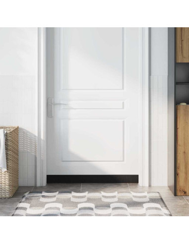 Spazzole per porte a vite 2 pcs Bianco 100 cm Lega di alluminio