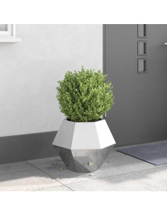 Fioriera Argento 50 x 50 x 40 cm Acciaio inossidabile