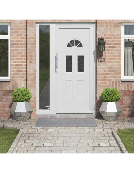 Fioriera 2 pcs Argento 50 x 50 x 40 cm Acciaio inossidabile