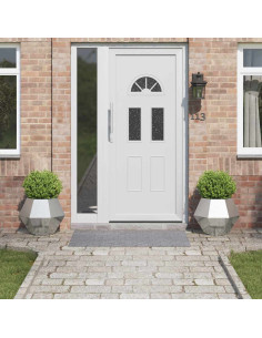 Fioriera 2 pcs Argento 50 x 50 x 40 cm Acciaio inossidabile 2