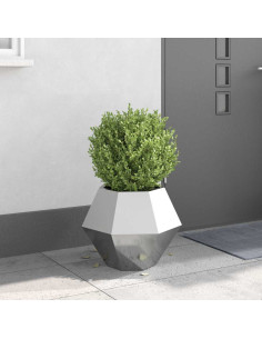 Fioriera Argento 50 x 50 x 40 cm Acciaio zincato 2