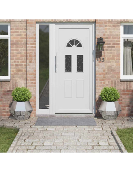 Fioriera 2 pcs Argento 50 x 50 x 40 cm Acciaio zincato