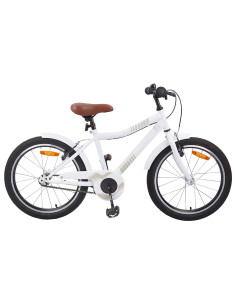 Bicicletta per Bambini 24 Pollici per 8-12 anni bianco