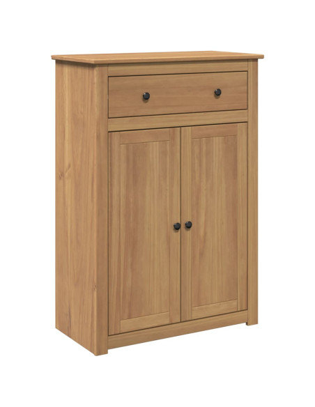 Scarpiera Panama 80x40x114 cm Legno Massello di Pino