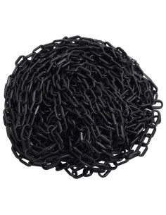 Catena Segnaletica Nera 100 m Ø8 mm in Plastica